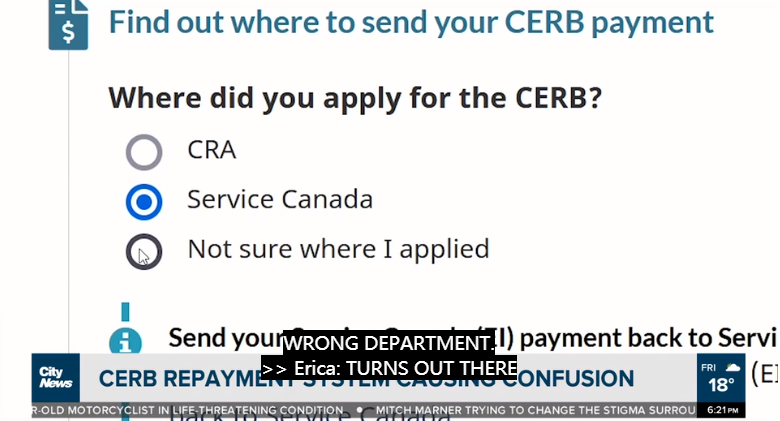 GTA女子还完CERB欠款仍被政府追债，原因竟是… - 本地新闻- 加拿大新闻