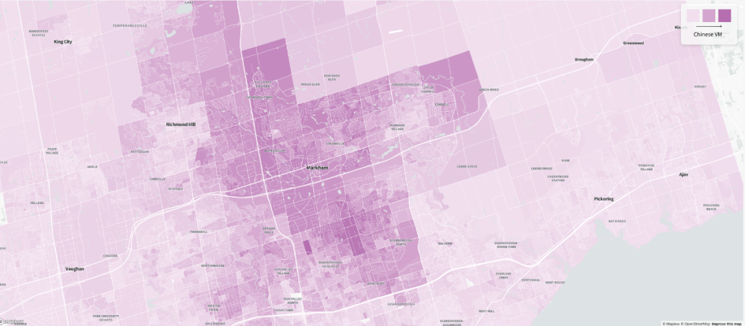 加拿大移民分布图出炉：多伦多到处是印度区，华人新移民买房比例高，学历高