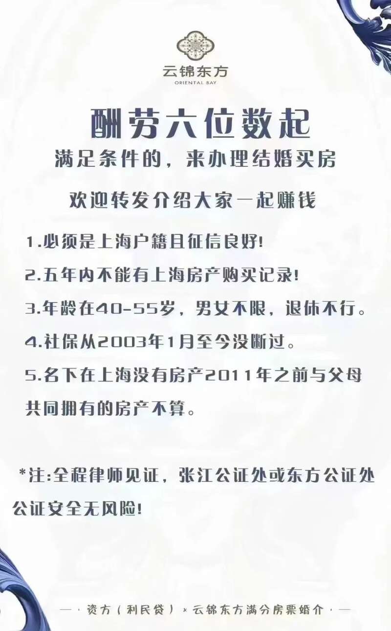 上海“一日夫妻”价值2000万，有钱人的财富游戏- 综合新闻- 加拿大新闻- 约克论坛